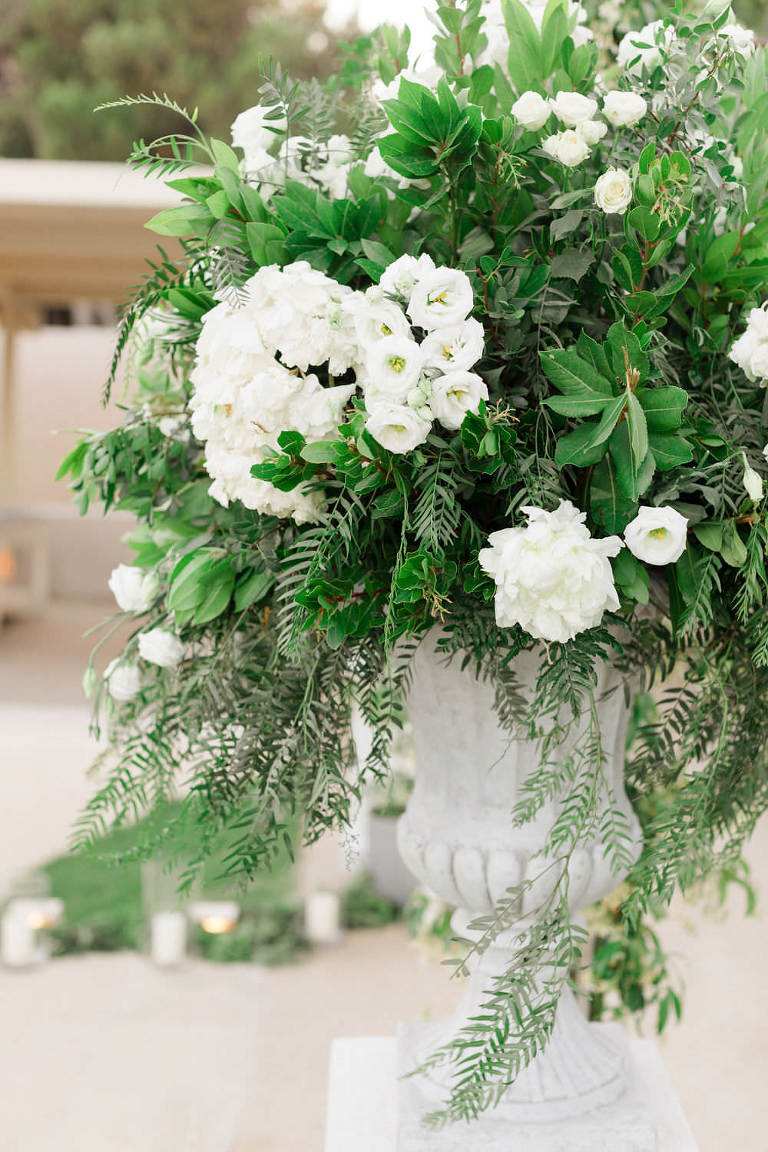 Luxe Destination Wedding in Athens in Classic White & Green - Nina and ...